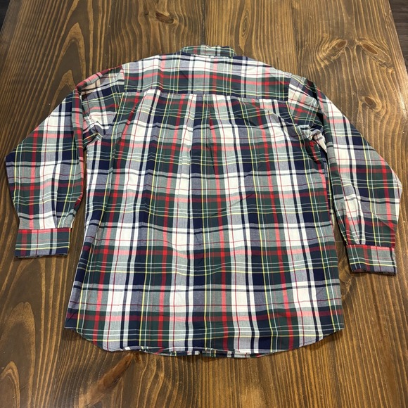 CHRISTOPHER HAYES Mens Large Long Sleeve Plaid Button Down Shirt Cotton - Picture 4 of 9